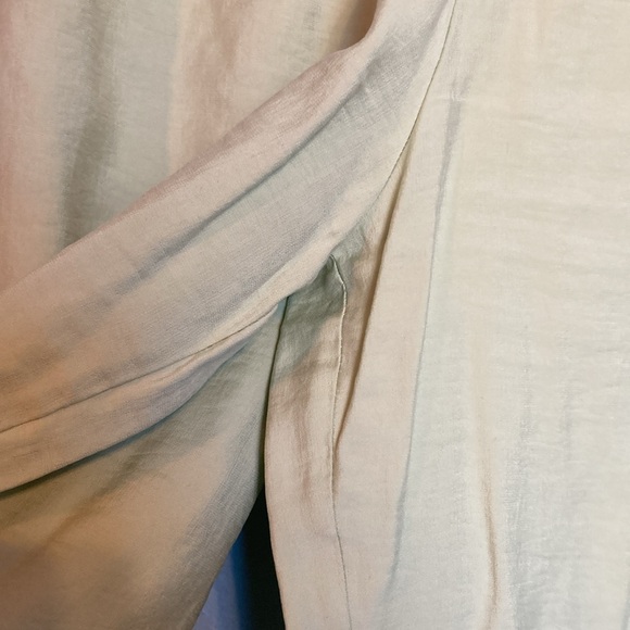 Zara Womens Size S Brat Light Green Wide Leg High Waist Trousers Pants Pleats - Picture 4 of 16